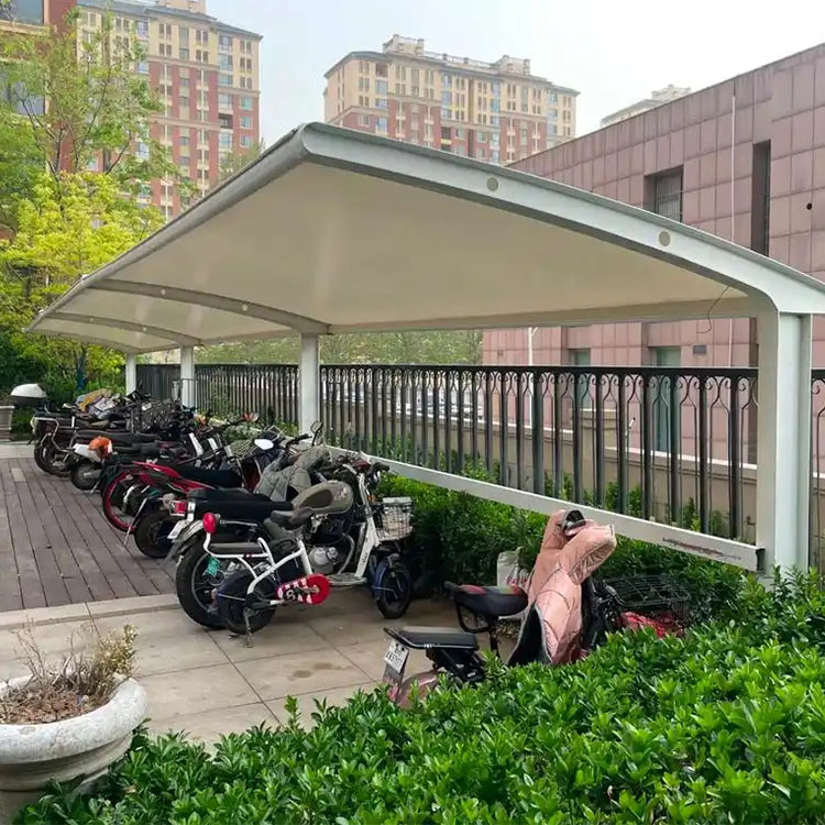 敦化市膜结构电动车棚